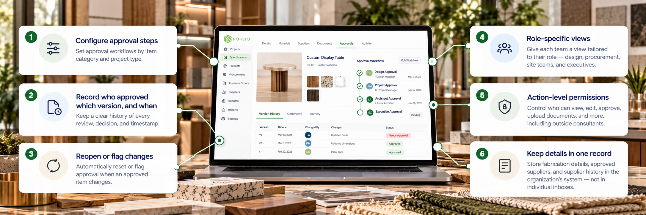 Approval Workflow Studio Interface