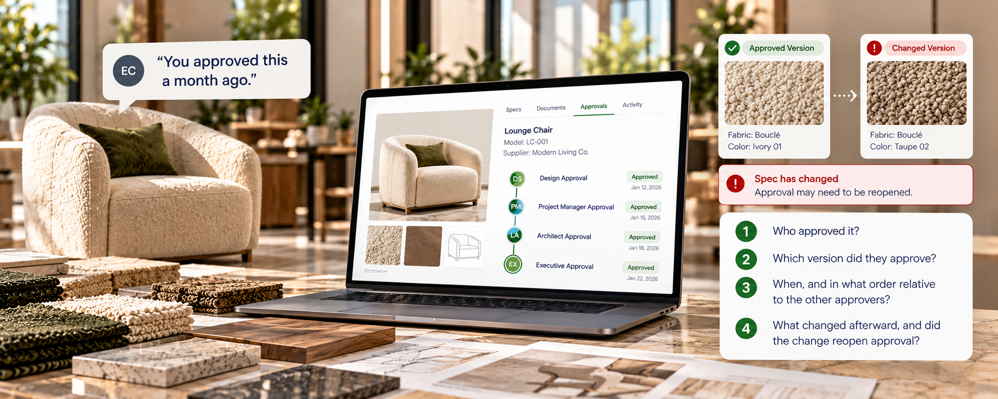 Approved Lounge Chair Workflow