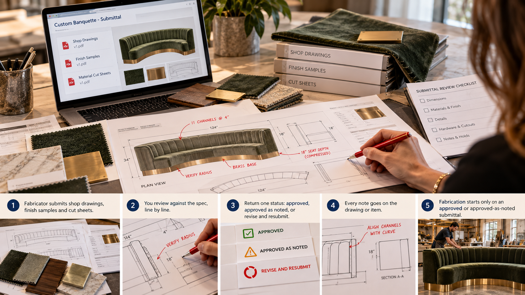 Banquette Submittal Review Workflow