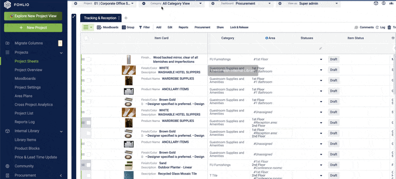 fohlio, interior design software, ff&e software, ff&e writing, ff&e specification, ff&e procurement software, specification management software, design and procurement software, interior design procurement, ff&e management, procurement workflows, multi project design workflows, hospitality design software, healthcare design software, retail design software, multifamily design software, specification and procurement platform, preferred vendor management, fabrication ready specifications, procurement visibility, cross project reporting, A How-To Guide for Design and Procurement Firms: Choosing Interior Design Software