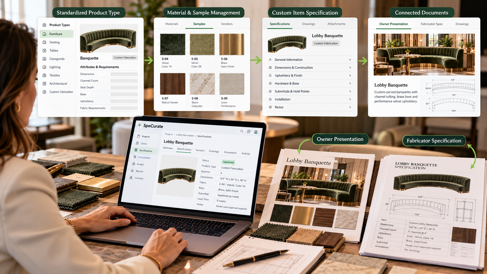 Custom Banquette Workflow Studio