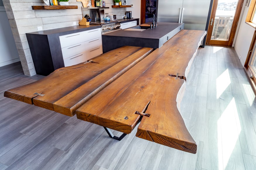 Celentano_ReclaimedPlank_Dining Table_LE_Graphite Counters | 5 Minutes With BDNY 2019 Product Design Winner: Jeff Kudrick of JM Lifestyles | Fohlio | FF&E Specification Software