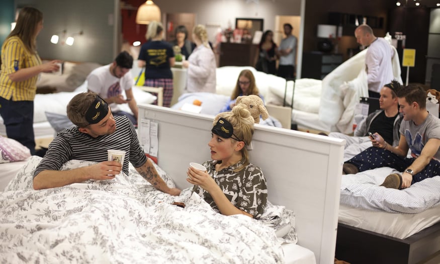 Retail-Experience-is-the-Future-and-Its-Here-The-Psychology-of-Retail-Store-Interior-Design-Part-3-Fohlio-construction-management-software-Ikea-sleepover