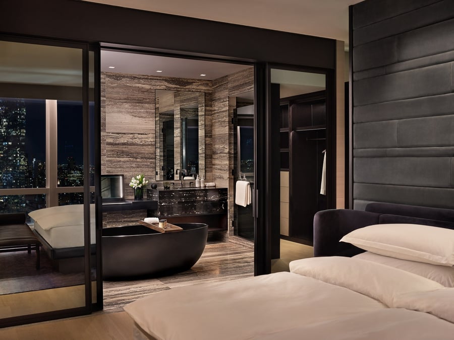 The presidential suite at the Equinox Hotel