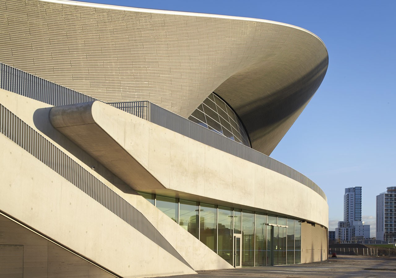 7 of the Most Beautiful Olympic Stadiums and Venues Ever Built | Fohlio | Aquatics Centre, London, 2012