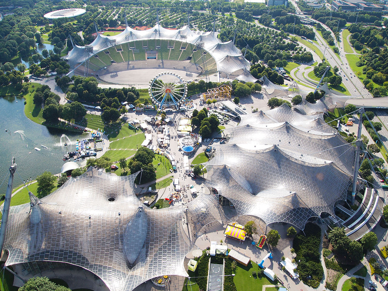 7 of the Most Beautiful Olympic Stadiums and Venues Ever Built | Fohlio | Olympiastadion, Munich, 1972