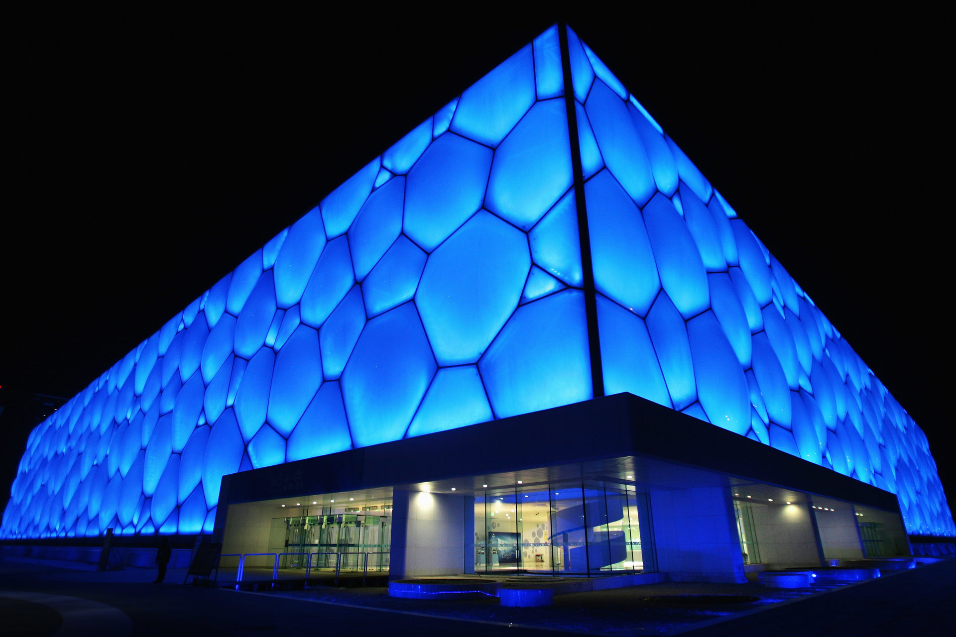 7 of the Most Beautiful Olympic Stadiums and Venues Ever Built | Fohlio | National Aquatics Center, Beijing, 2008