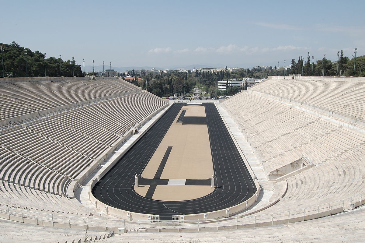 7 of the Most Beautiful Olympic Stadiums and Venues Ever Built | Fohlio | Panathenaic Stadium, Athens, 2004