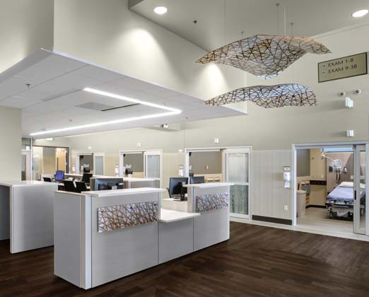 Healthcare Design- The Psychology of Color | Fohlio | F&E specification software | specification and procurement software | St. Francis Emergency