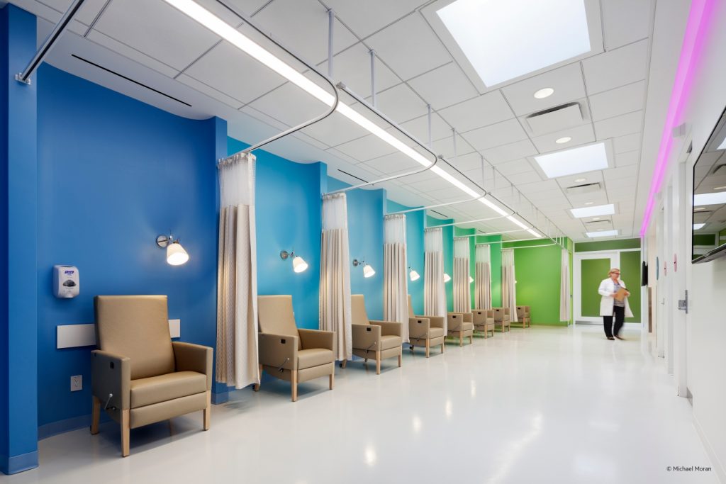 Healthcare Design- The Psychology of Color | Fohlio | F&E specification software | specification and procurement software | waiting area