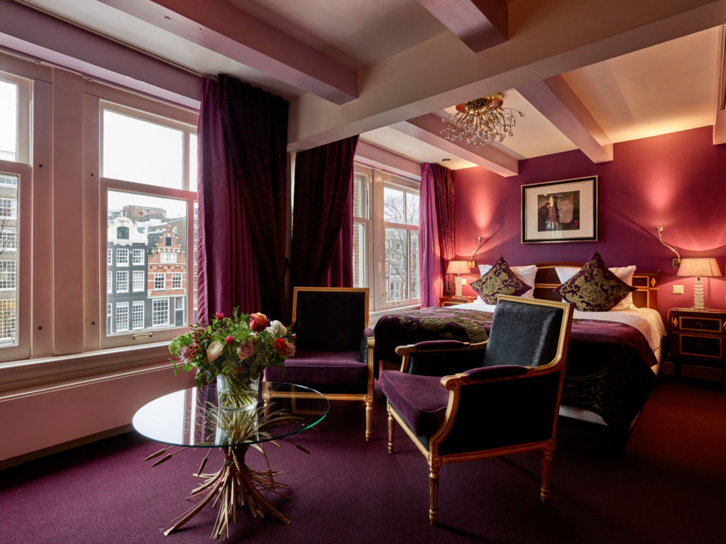 Hotel Interior Design Pschology of Color | Fohlio | Purple | Ambassade Hotel