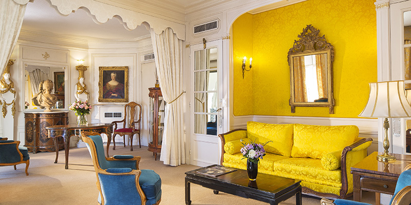 Hotel Interior Design Pschology of Color | Fohlio | Yellow | Hotel Negresco | FF&E | FFE | interior design software | digital materials library