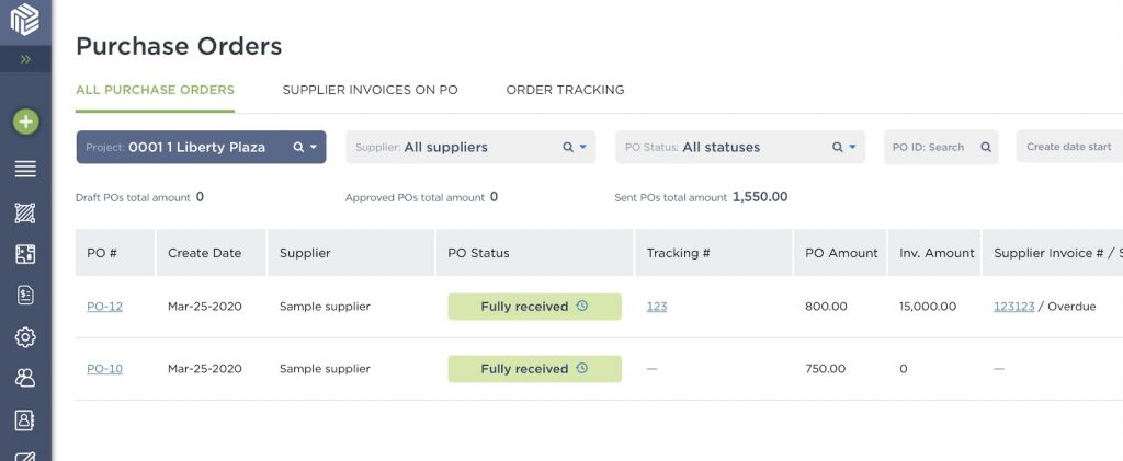How to Keep Your Edge in Construction Procurement- Dealing With COVID Instability | Fohlio FF&E specification and procurement software | purchase order status