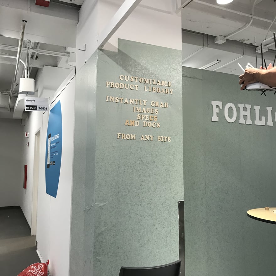 7 Things We Learned at NeoCon 2018 | Fohlio | Product Specification and Building Materials Calculator