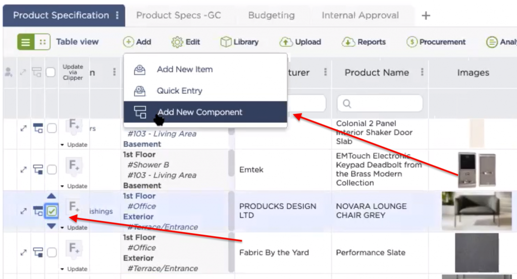Taking Advantage of Reopening Economies/ 5 Ways to Specify and Procure FF&E Faster | Fohlio | specification and procurement software | components
