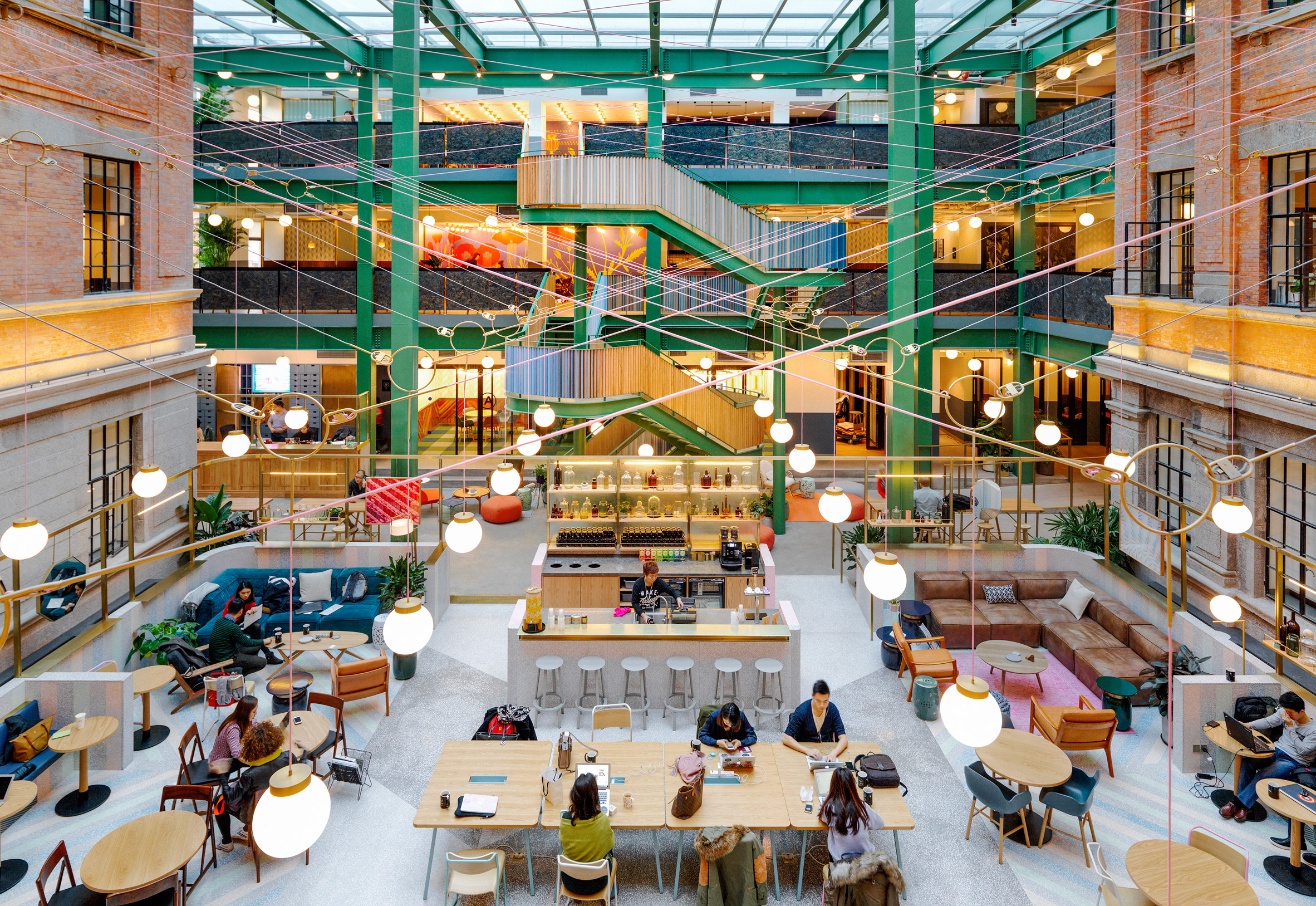 The Anatomy of Good Coworking Space Design, In Pictures | Fohlio | Product Specification and Materials Budget Calculator | WeWork, Shanghai