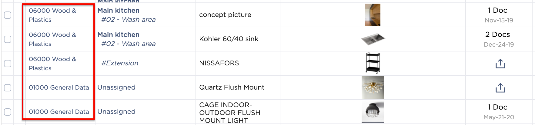 The Ultimate Guide to Setting Up Your Online Materials Library | Fohlio | FF&E specification | divisions
