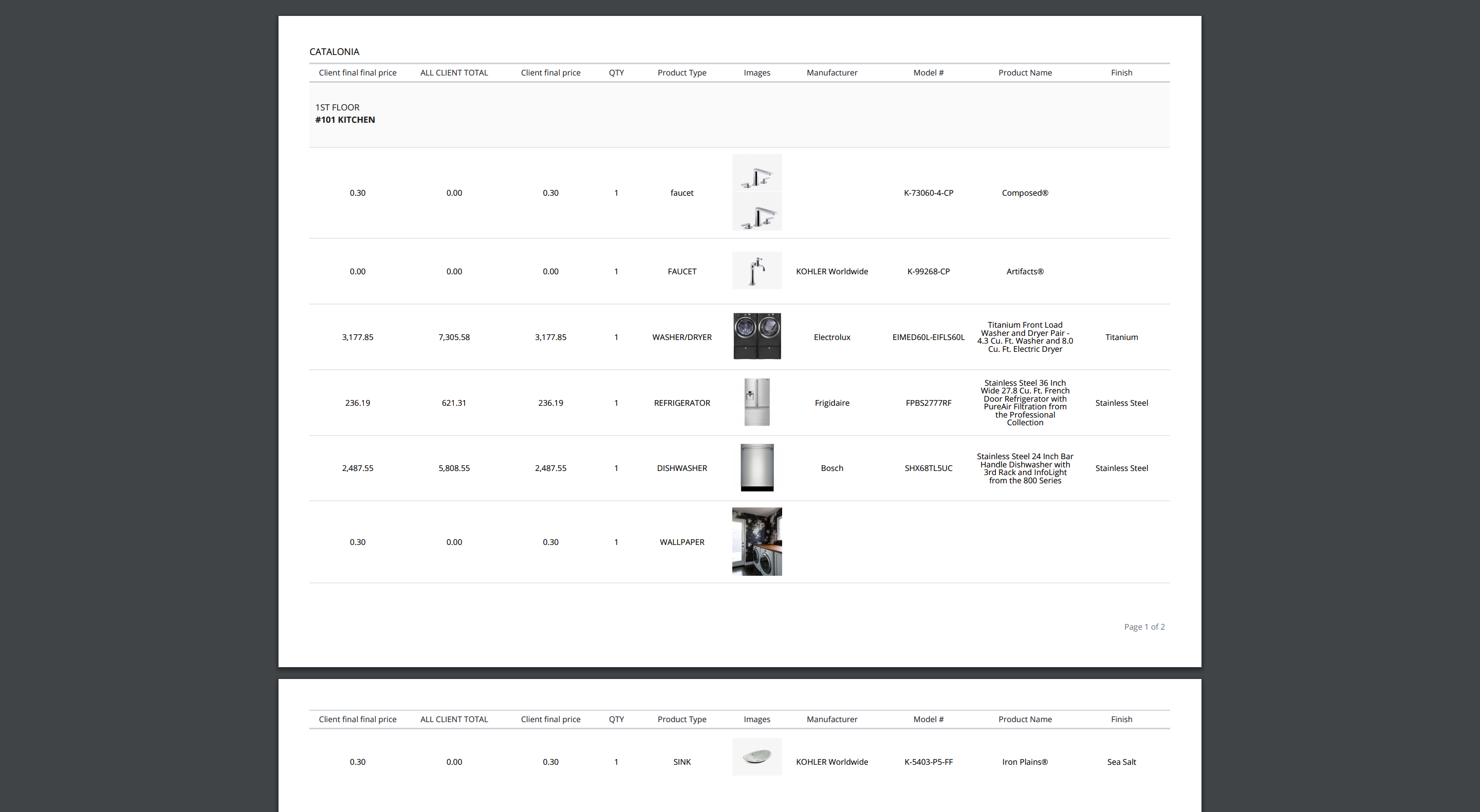 Use This Design Proposal Template to Protect Your Bottomline | Fohlio | farmhouse interior design mood board | FFE | FF&E specification software | digital materials library