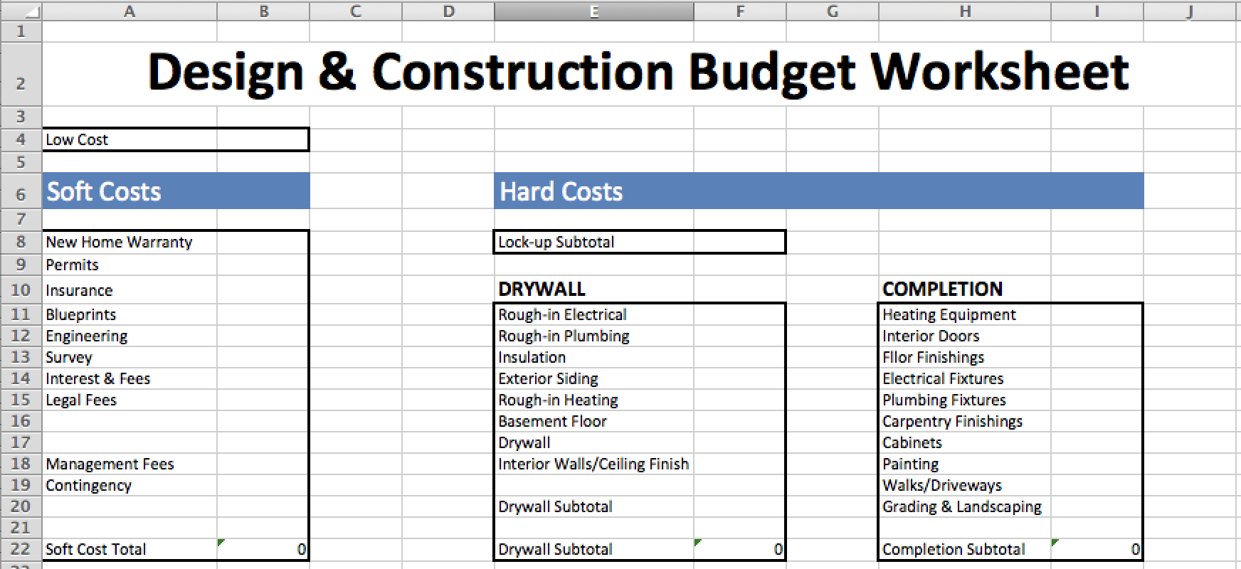 Interior Design Estimate Exle - Tutorial Pics