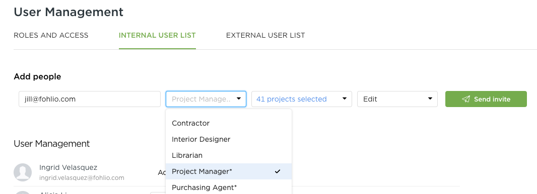 Manage Approved Vendors and FF&E Brand Standards For Less Effort With Fohlio | FF & E and OS&E | vendor management system | supplier management | project collaboration