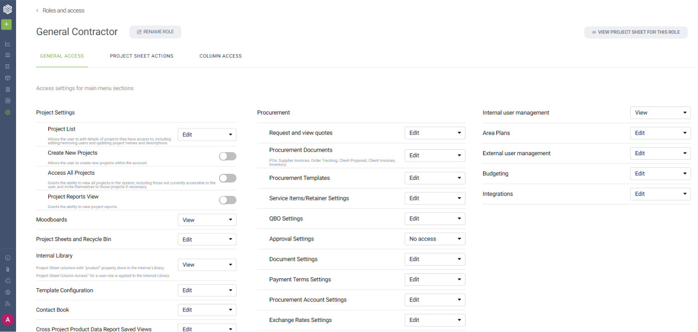 Set Up Access to your Procurement process