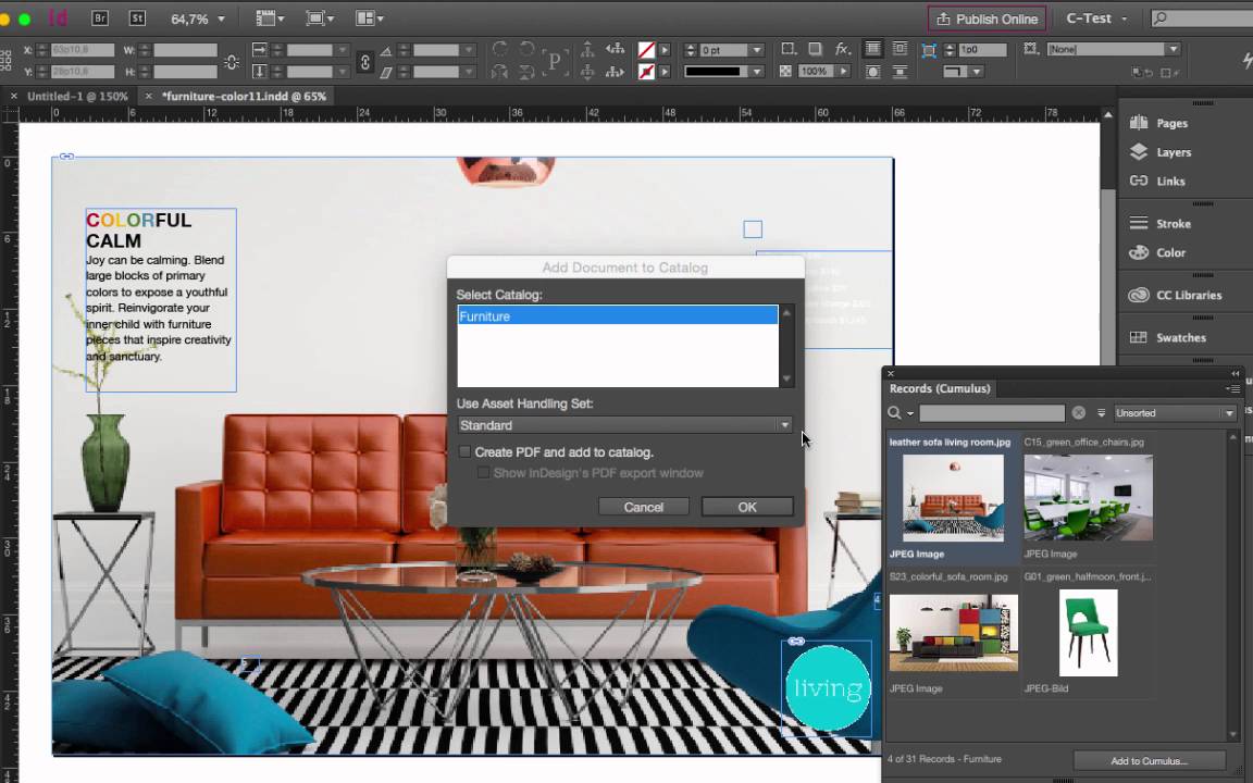 how to create a presentation using indesign