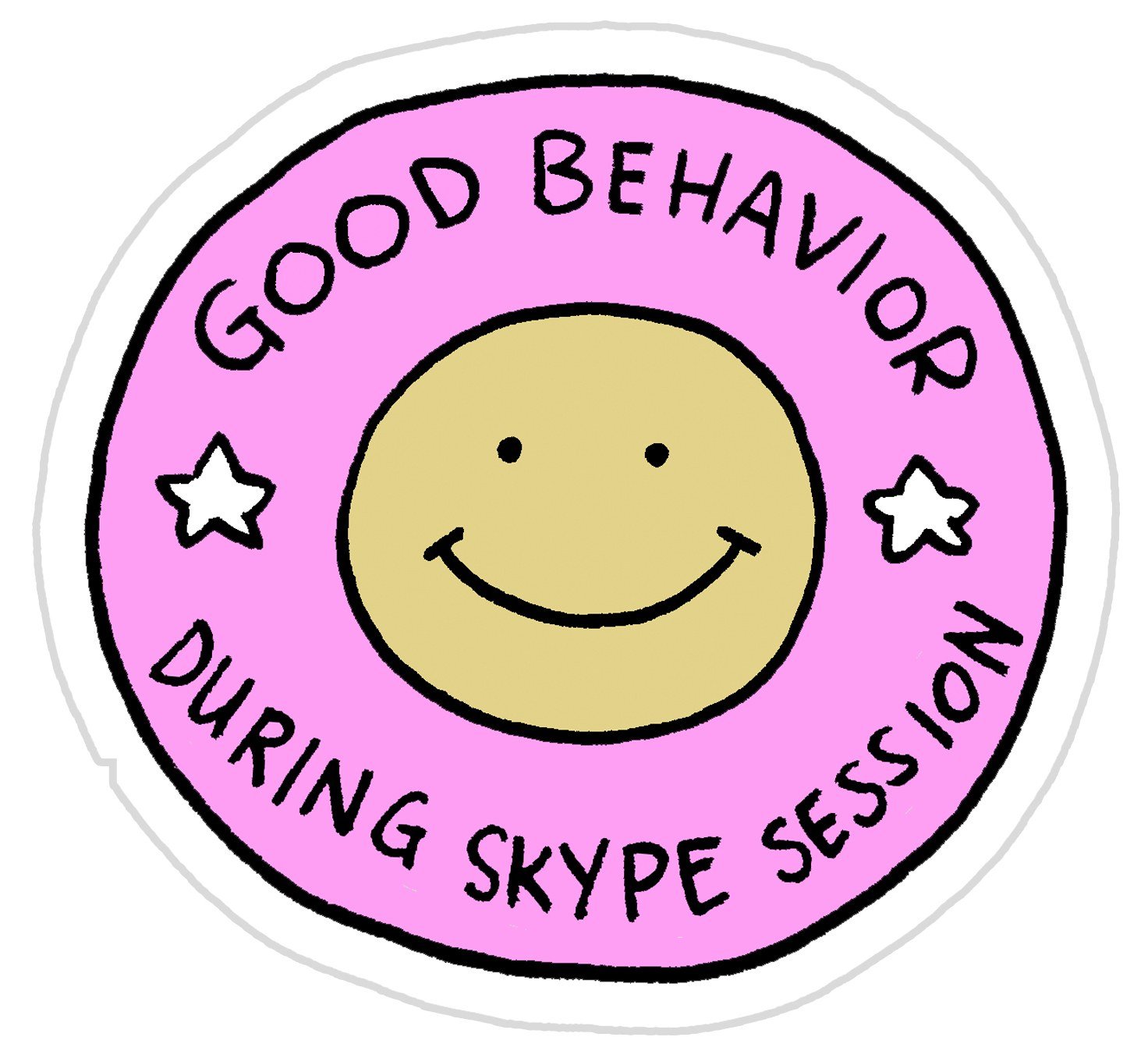 Achievement Stickers for Your Favorite Freelance Architect and Interior Designer (We Mean YOU) | Fohlio | good behavior during skype session